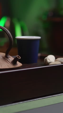 traditional tea setting