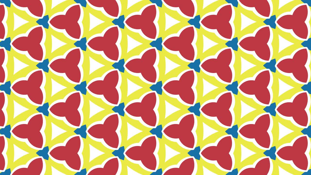Animated seamless pattern design floating
