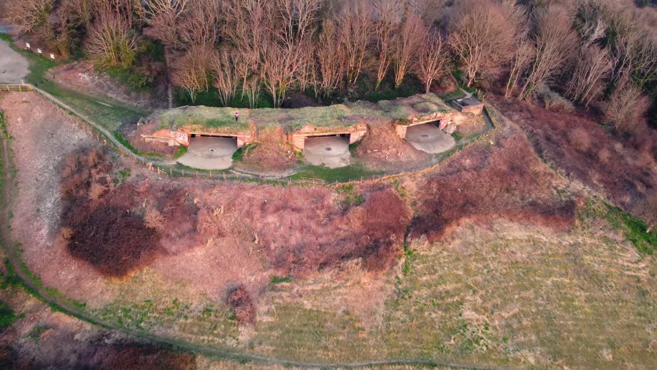 Fortifications on a Hillside