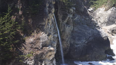 view of mcway falls in big sur