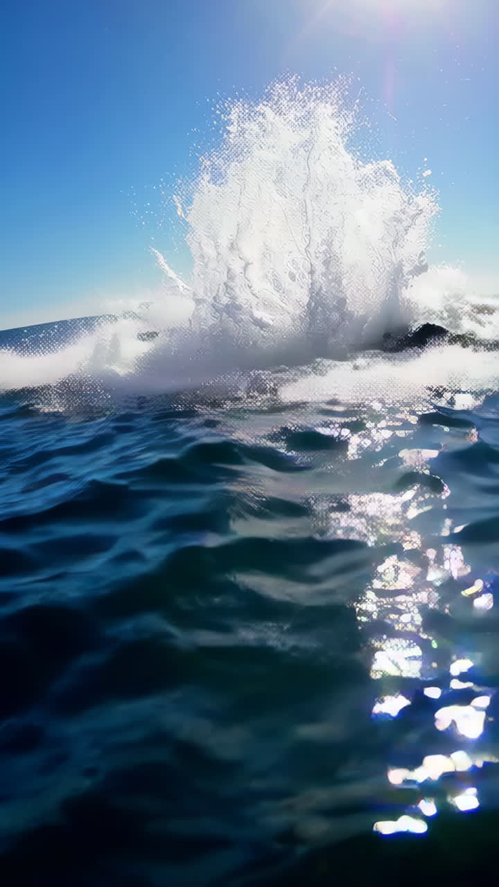 Whale or Dolphin Jumping out of the Water