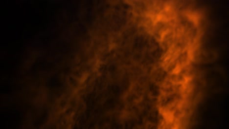 4k animated abstract fire from the explosion