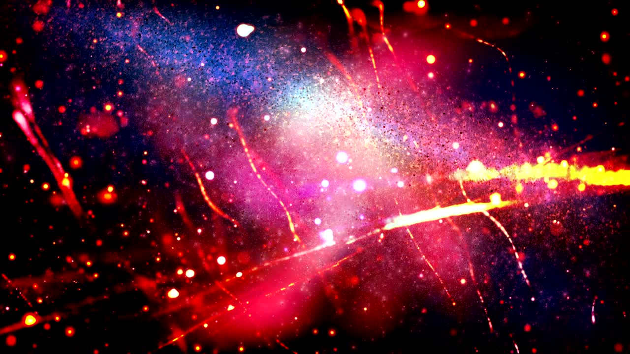 4k 추상 입자 배경 애니메이션