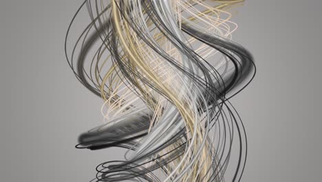 fantastic animation with rotating stripe object in slow motion, 4096x2304 loop 4k