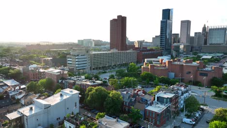 Downtown-residential-housing-in-Baltimore