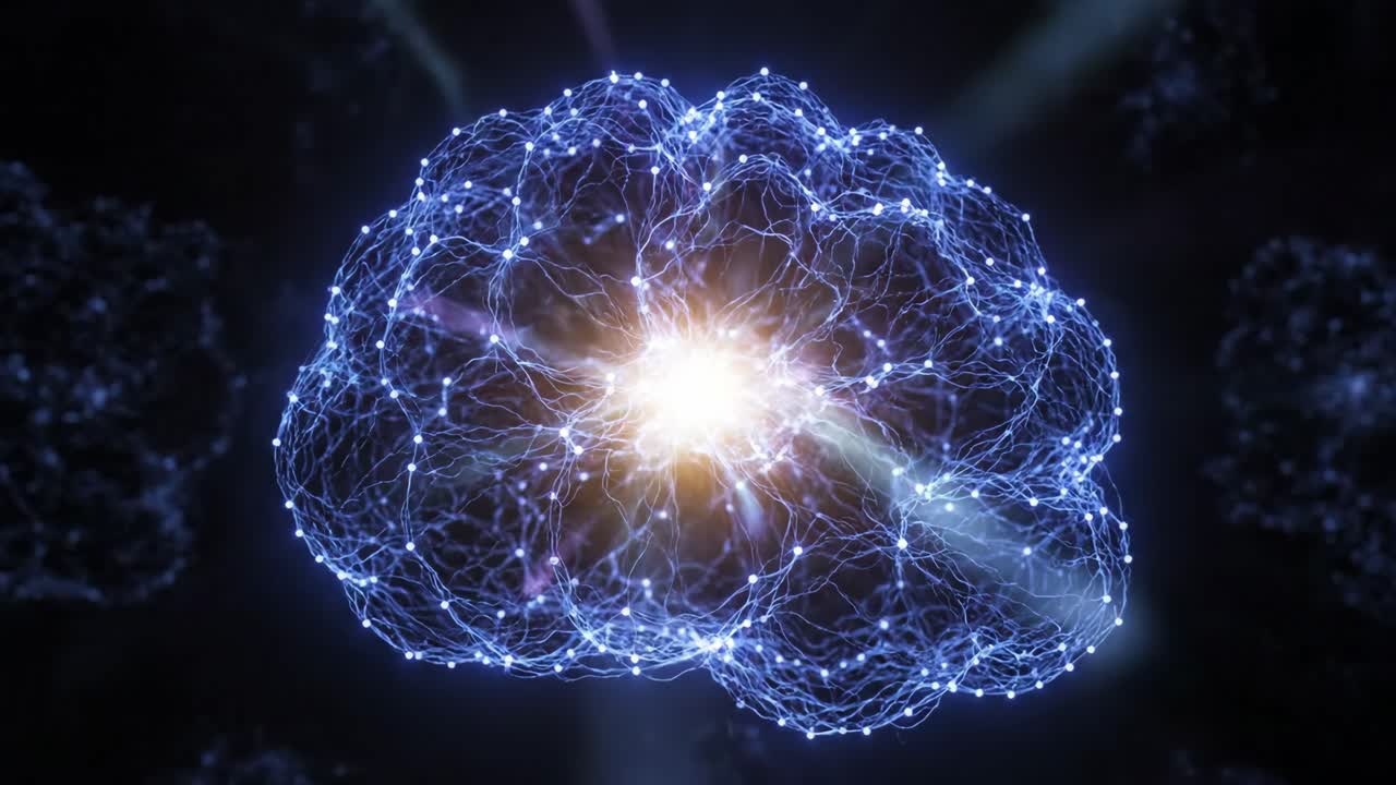 Artificial Neural Network Brain Concept