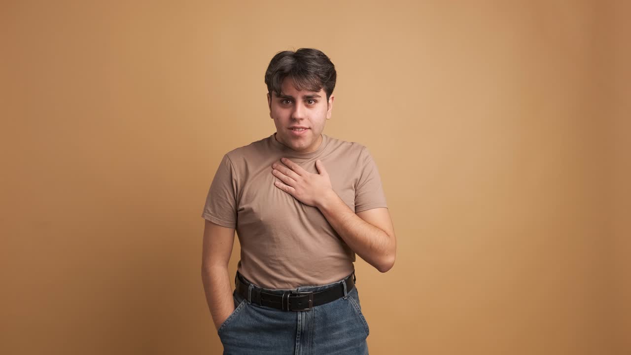 Man surprised to be lucky naming himself