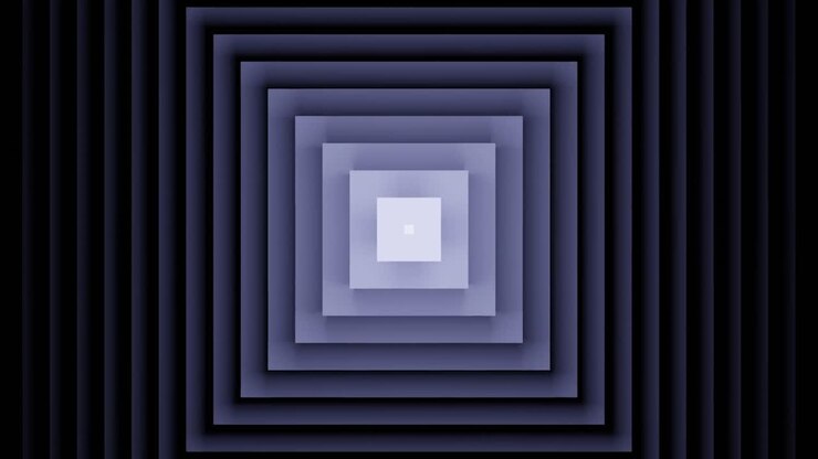 Abstract Geometric Pattern with Squares and Lines