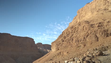 Israel-Trockene-Felsige-Berglandschaft