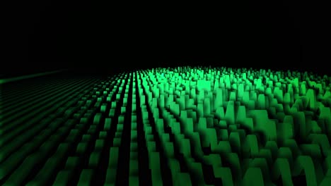 Abstract Green Geometric Pattern