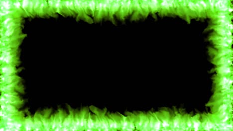 Fire flame border overlay hot heat effects 4k