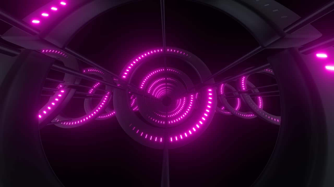 Tunnel neon rosa