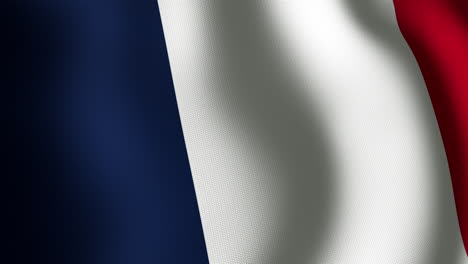 animation of waving flag of france