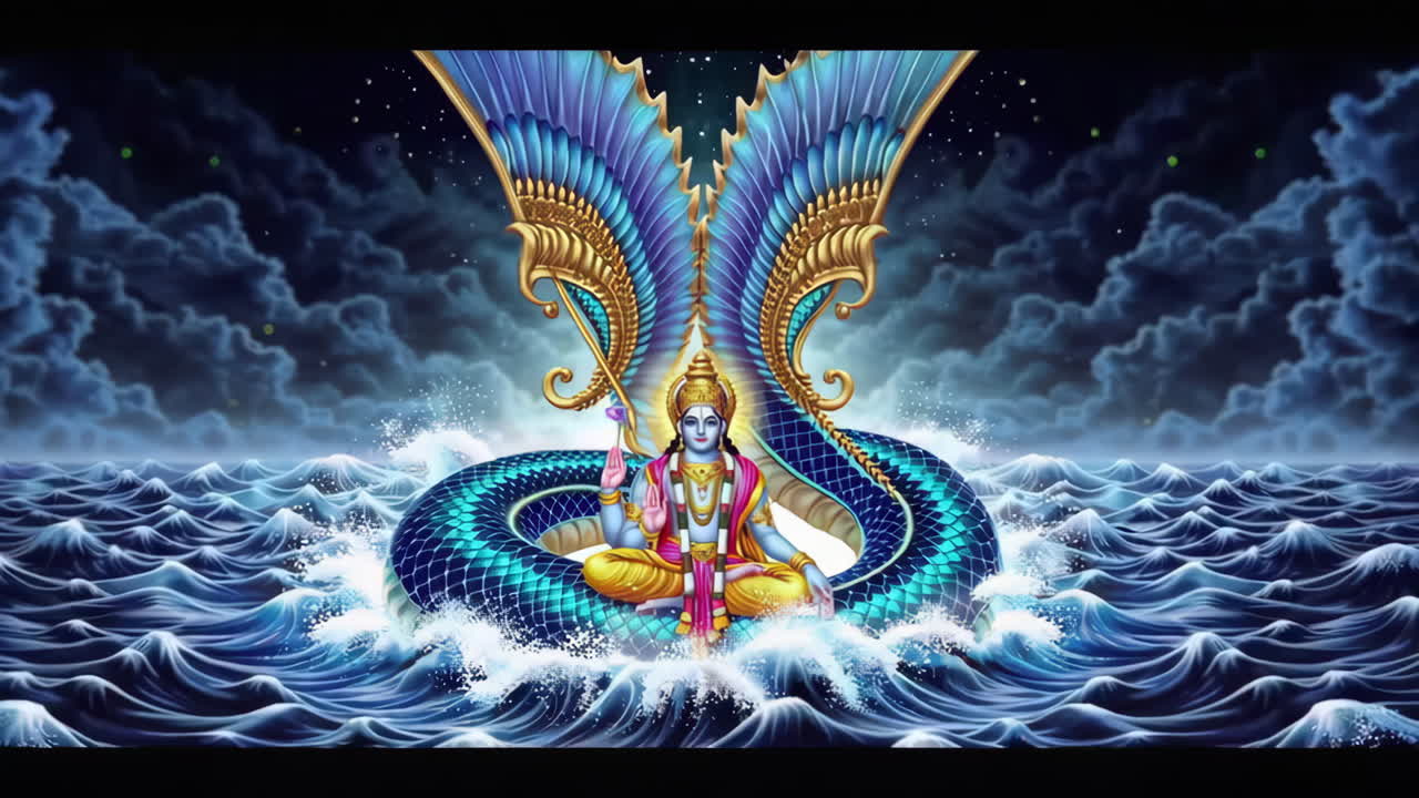 Vishnu on the Naga
