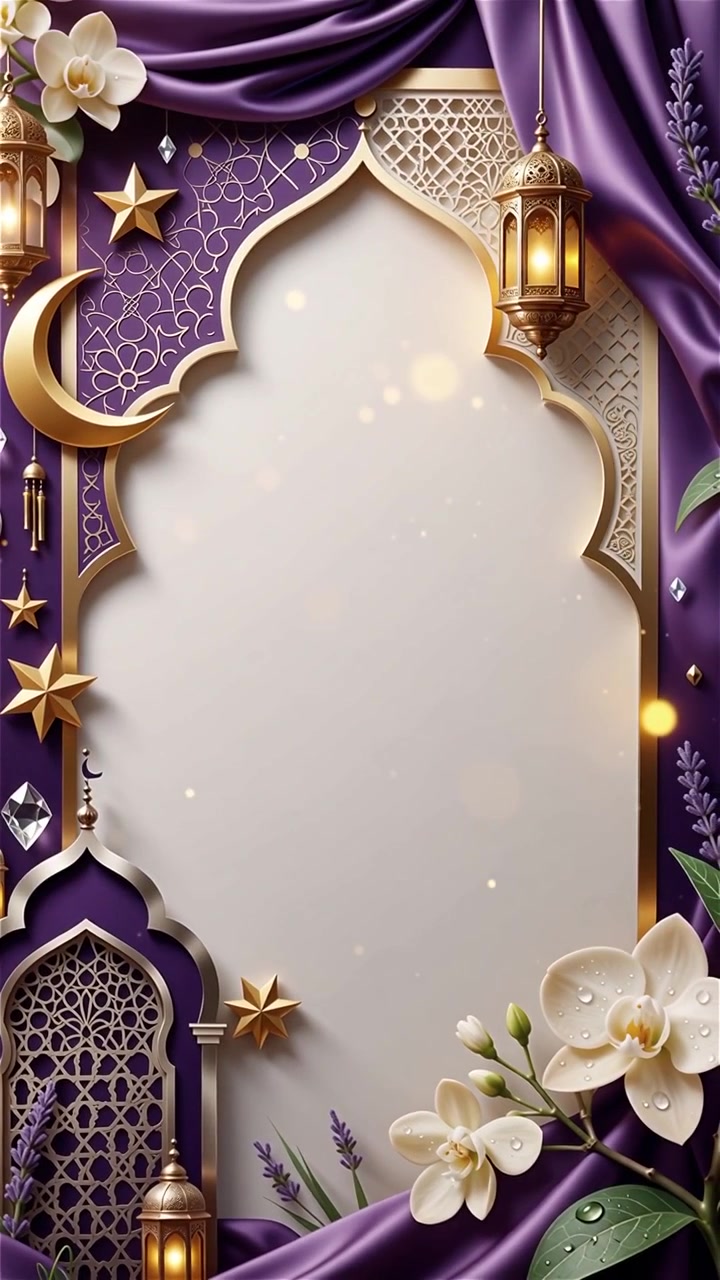 Compleanno del Profeta Maometto Mawlid al-Nabi Sfondo Islamico