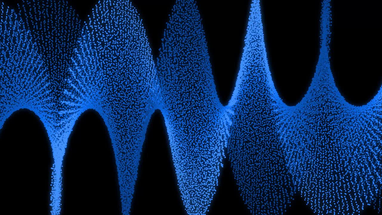 Blue color Dot Shape Pattern animation motion graphics