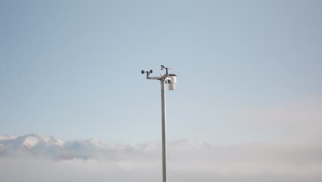 weather station on pole