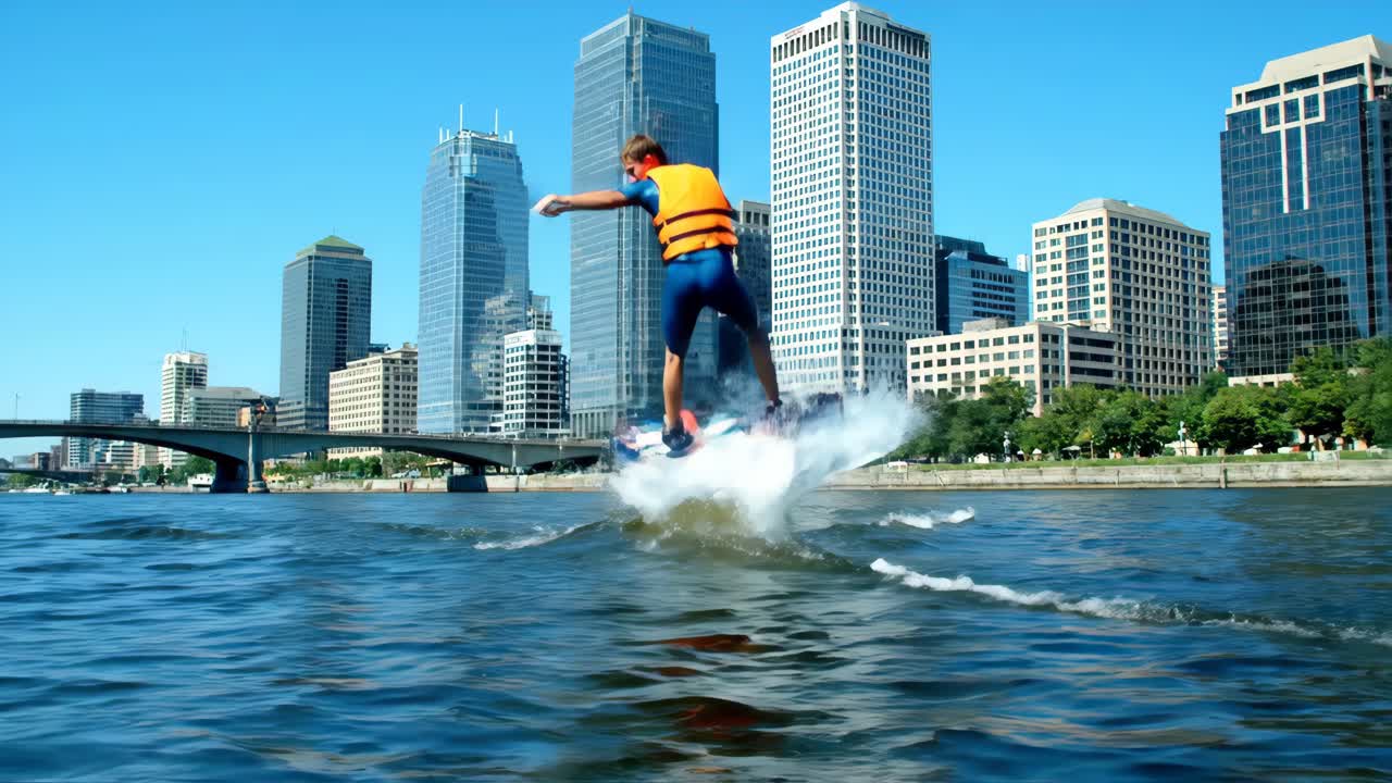 Wakeboarding in the City