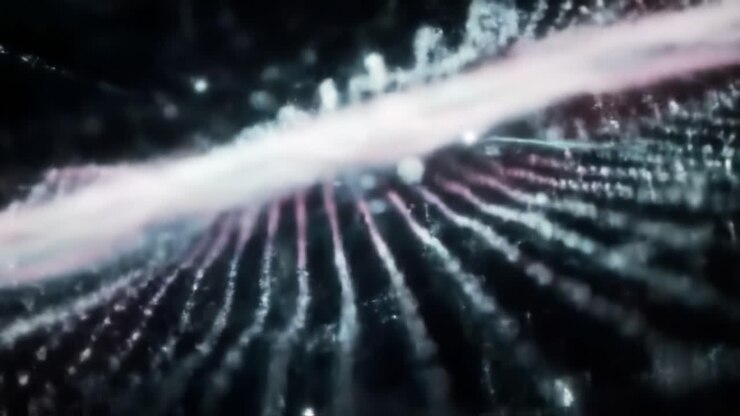 Exploring the Ethereal Motion of Abstract Patterns and Waves in a Digital Realm Through Video Frames Capturing Fluid Dynamics and Light Interplay
