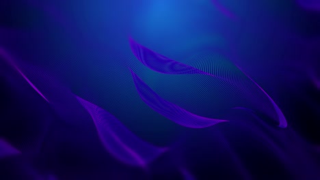 abstract blue violet mesh pattern as slow flowing waves motion. animated seamless video loop decorative fractal background template.