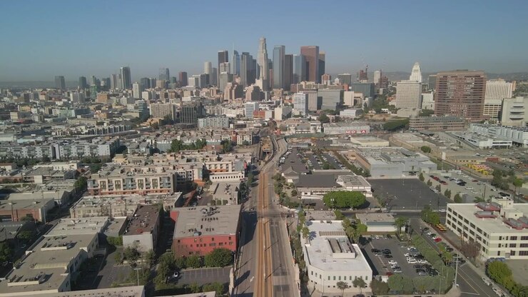 1st Street a Los Angeles. Nel cuore di Los Angeles.