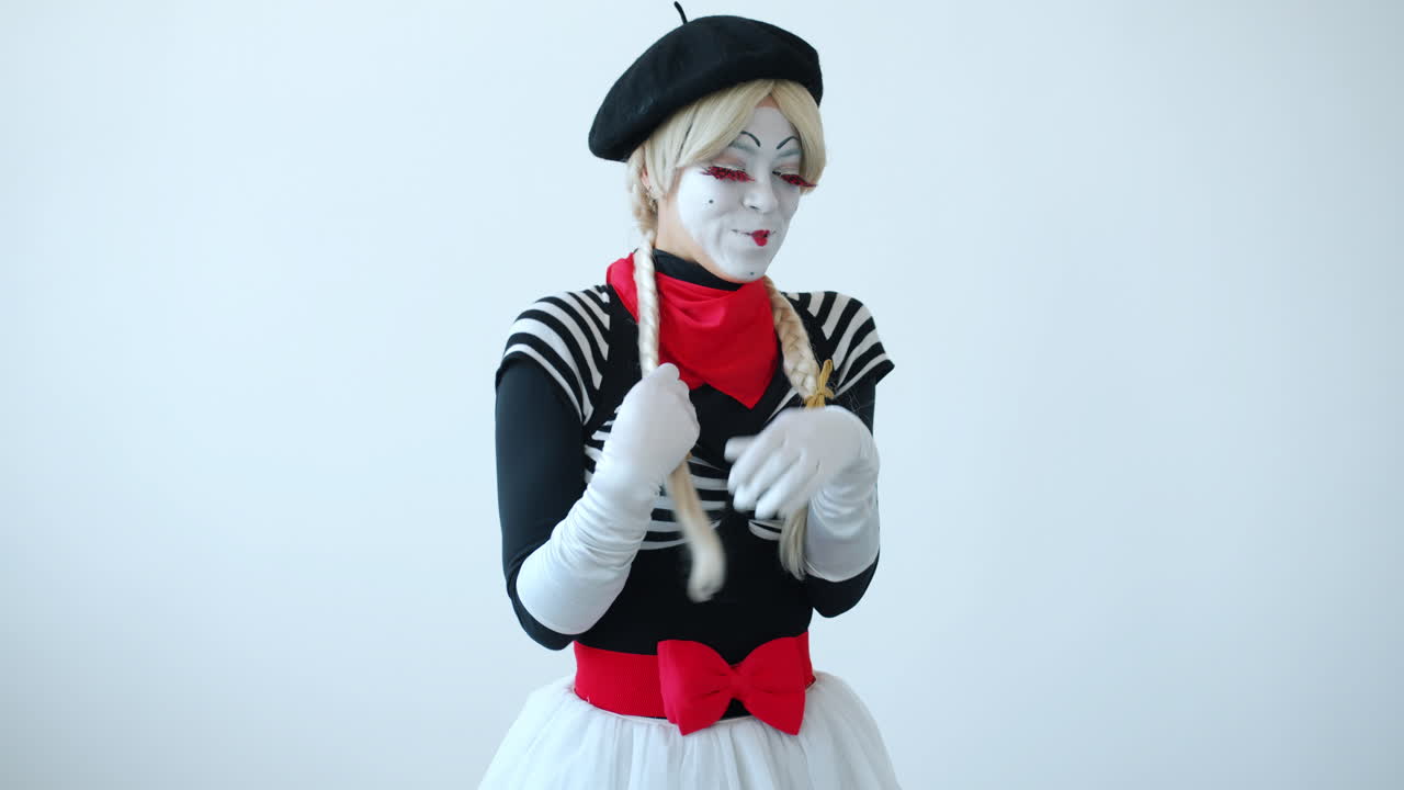 Mime Artist Portrait