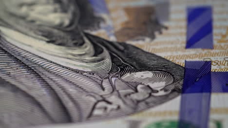 vista de cerca de un billete de un dólar estadounidense
