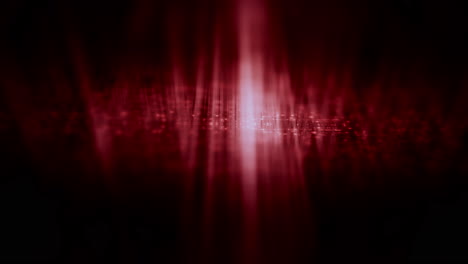 futuristic network simulation blending ai, quantum physics, and deep learning, with a particle matrix analyzing data in a sleek, background animation display