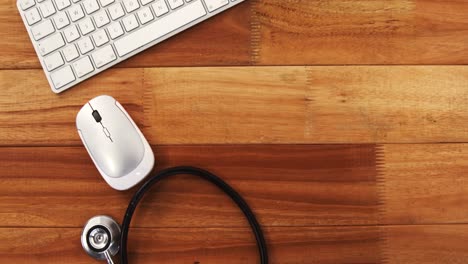 Stethoscope-with-a-keyboard-and-mouse