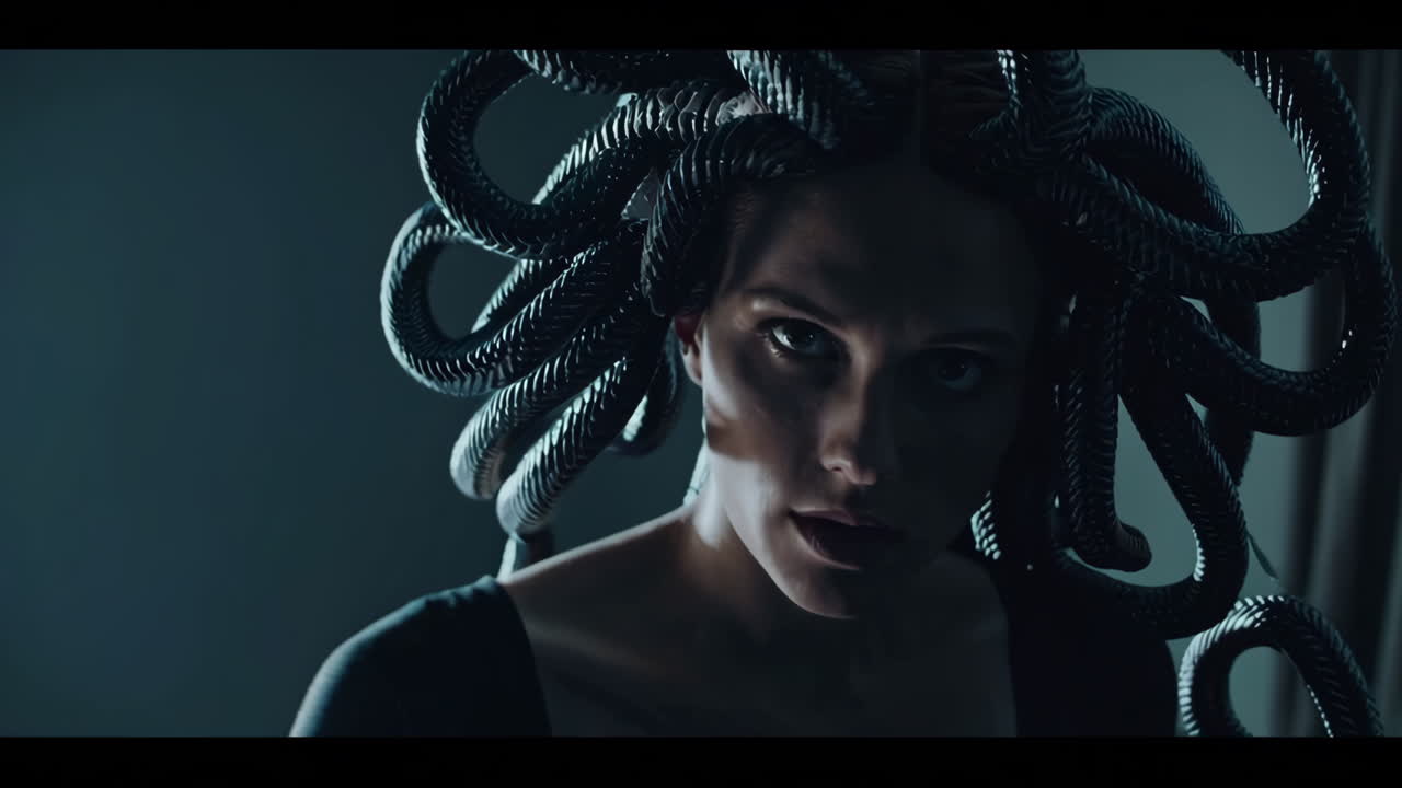 el retrato de la medusa