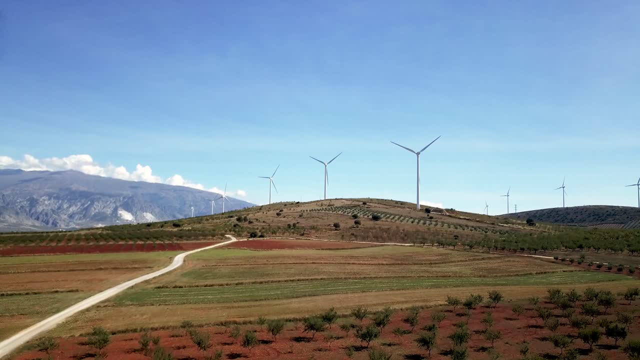 스페인의 풍차 공원 조감도