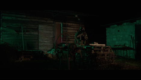 mysterious figure at night