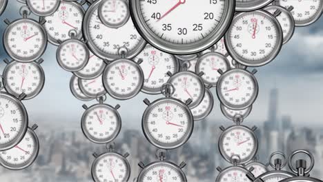 reloj de parada de lluvia