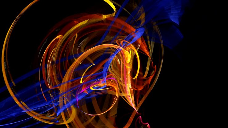Abstract fractal footage for creative design
