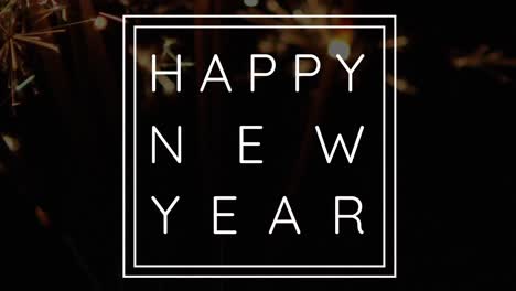 feliz año nuevo texto contra chispas 4k