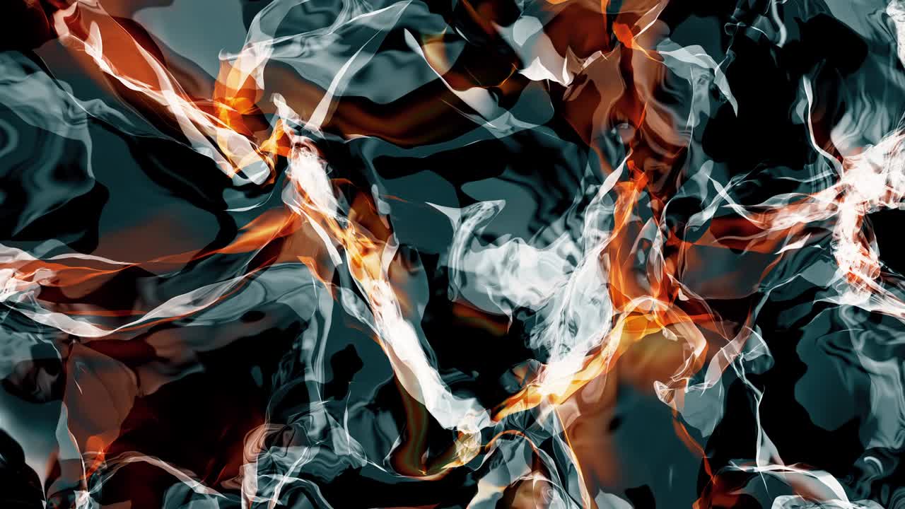 fondo de energía aditiva 3d, renderización en 4k de la abstracción de llamas coloridas