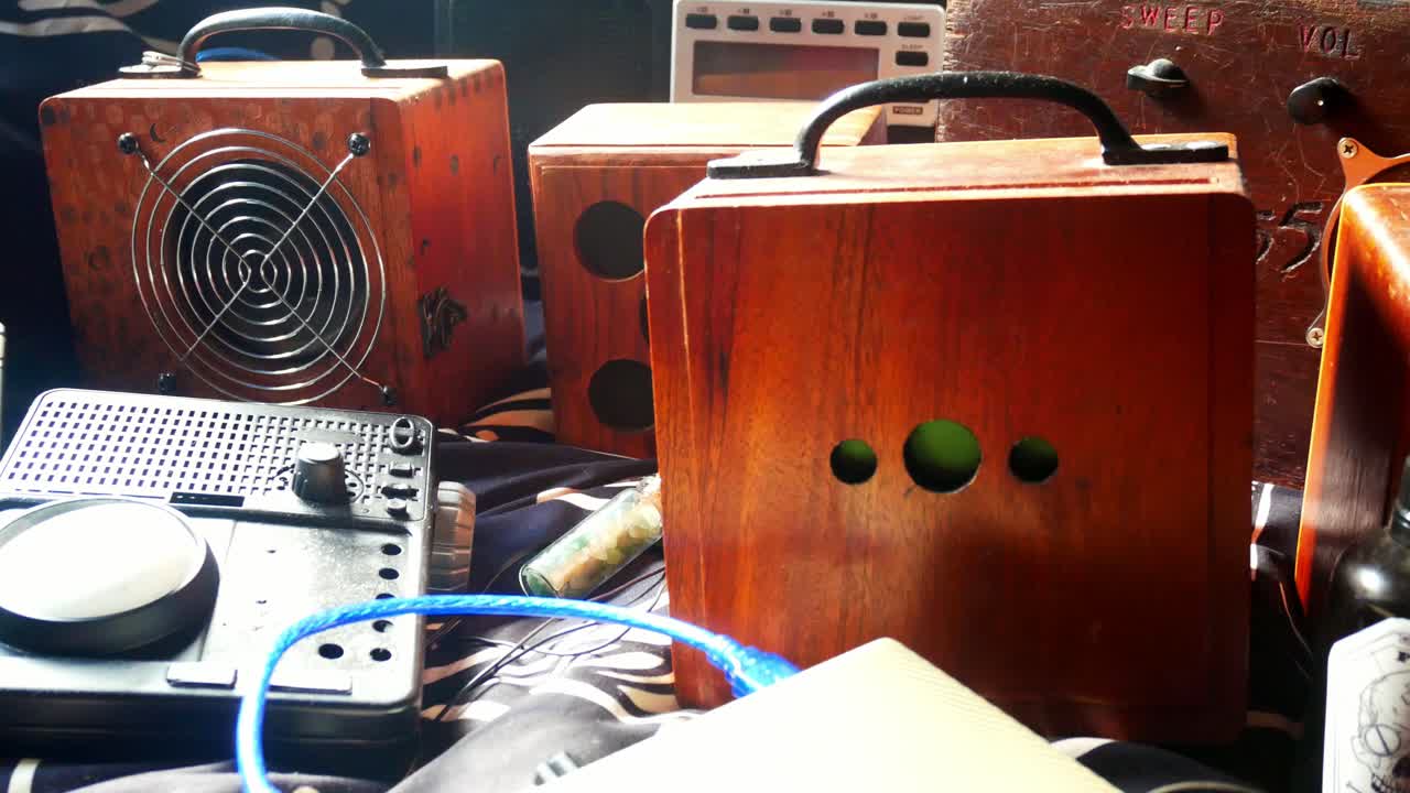 유령 상자 수집 전자 초자연 evp 통신 장치