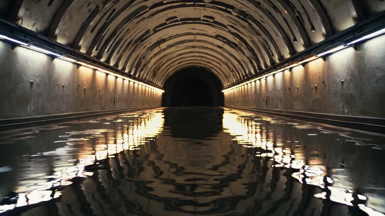 Flooded Underground Tunnel