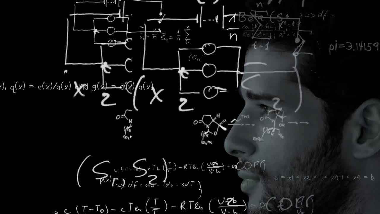animación del cerebro con tecnología y procesamiento de datos