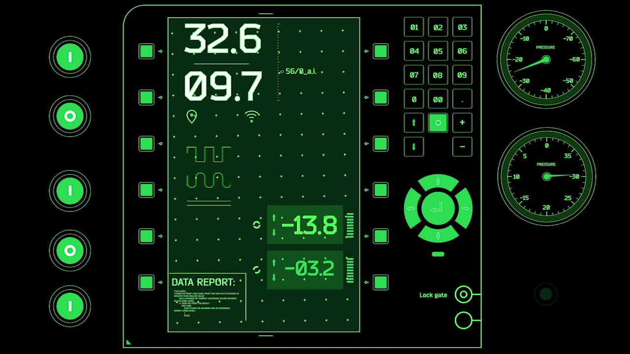 Retro HUD UI