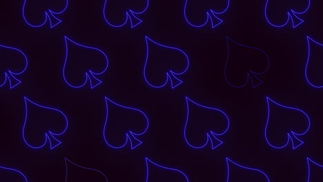 Mesmerizing-neon-heart-pattern-shines-against-black-background