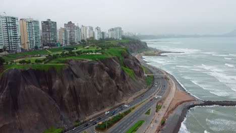 peru lima's capital miraflores exhibits its beautiful coastline and beaches