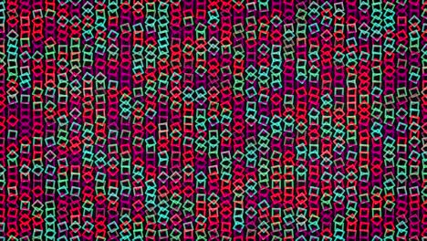 de fondo animado. fondo abstracto. sprites de forma colorida