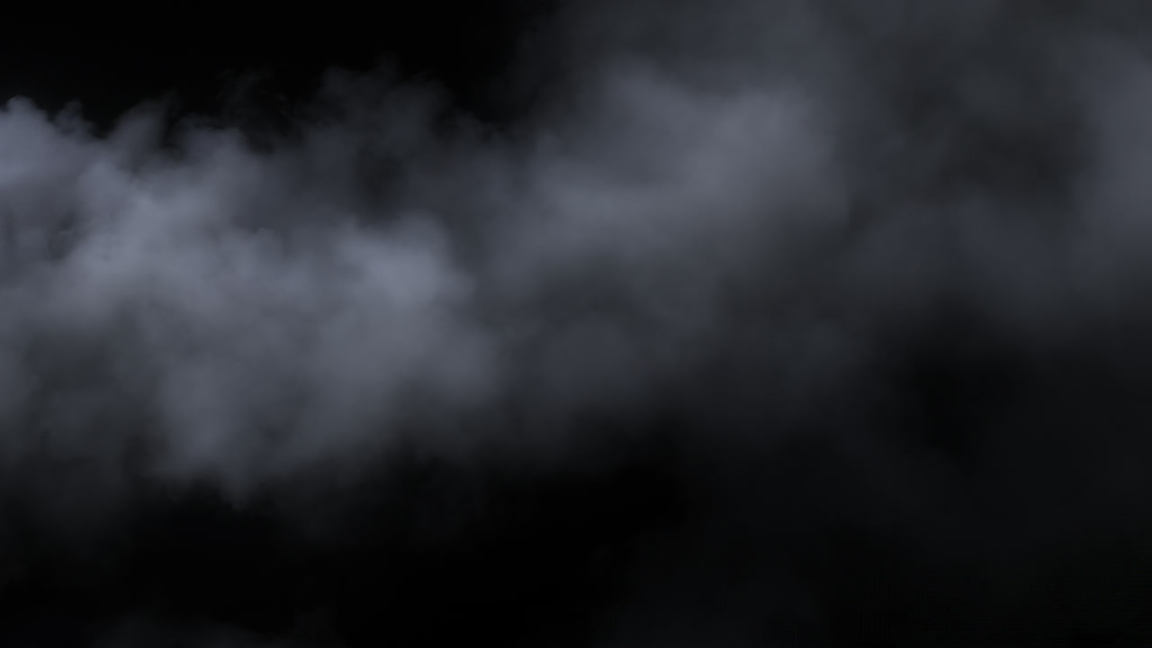 Immersive mesmerising spooky thunder Halloween smoke cloud VFX insert element in HD slow-motion