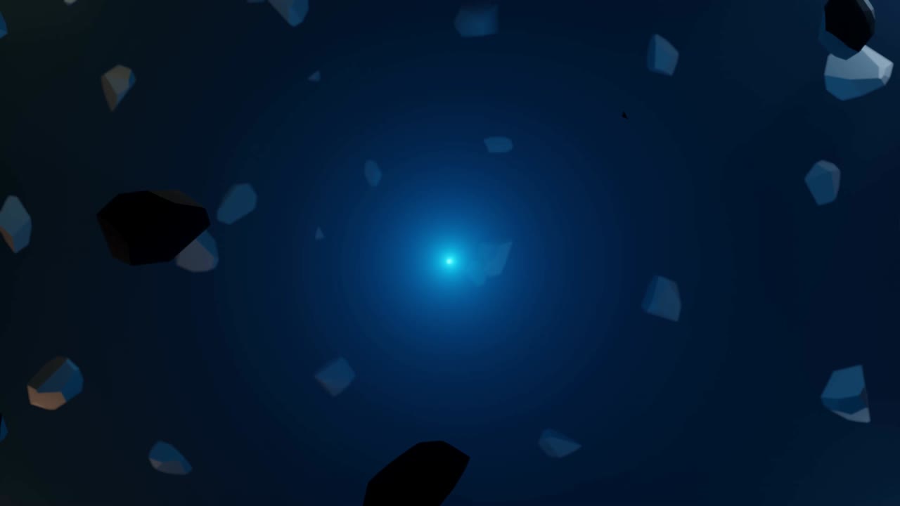 추상적인 미래의 파괴: 구의 폭발 3d 렌더링