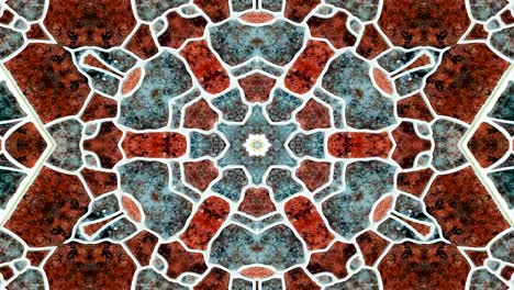 abstract kaleidoscopic pattern