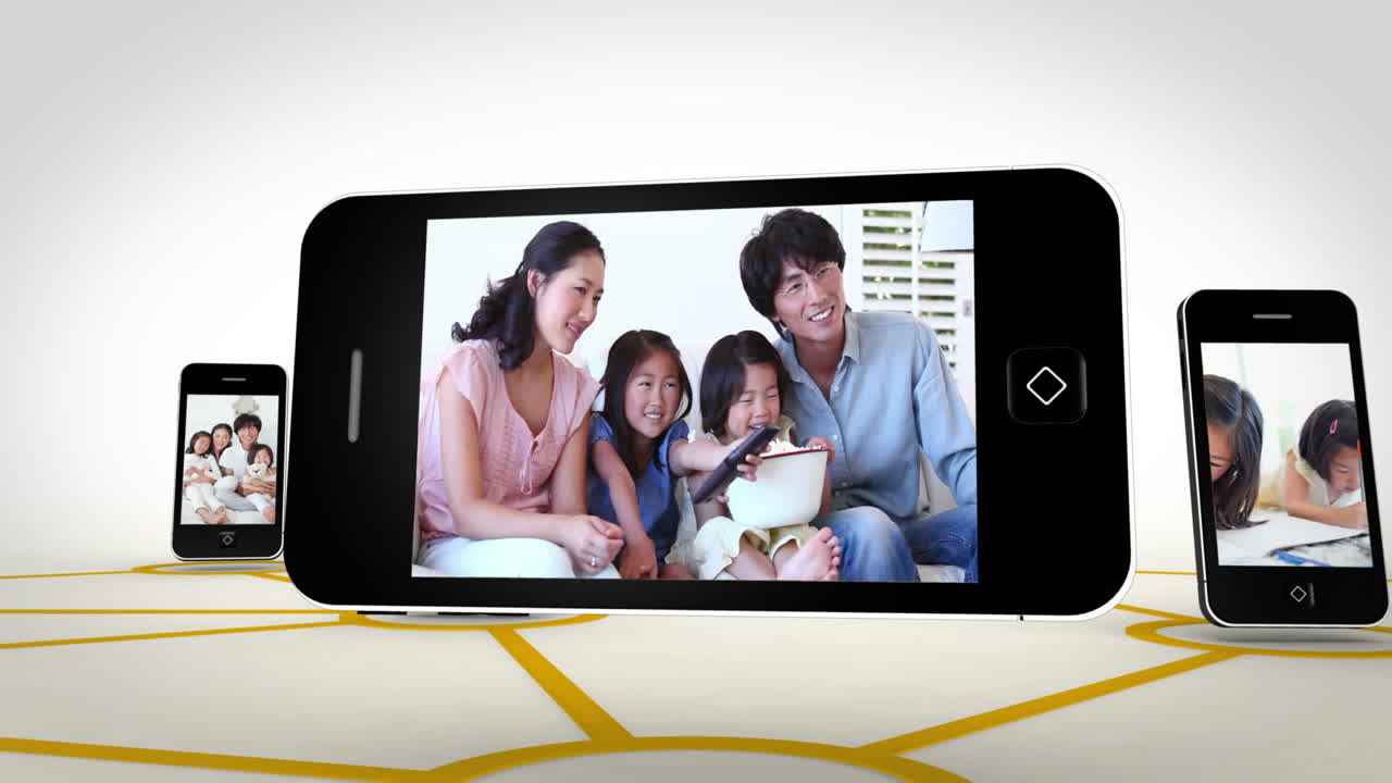 videos de una familia asiática