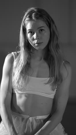 retrato de una mujer joven