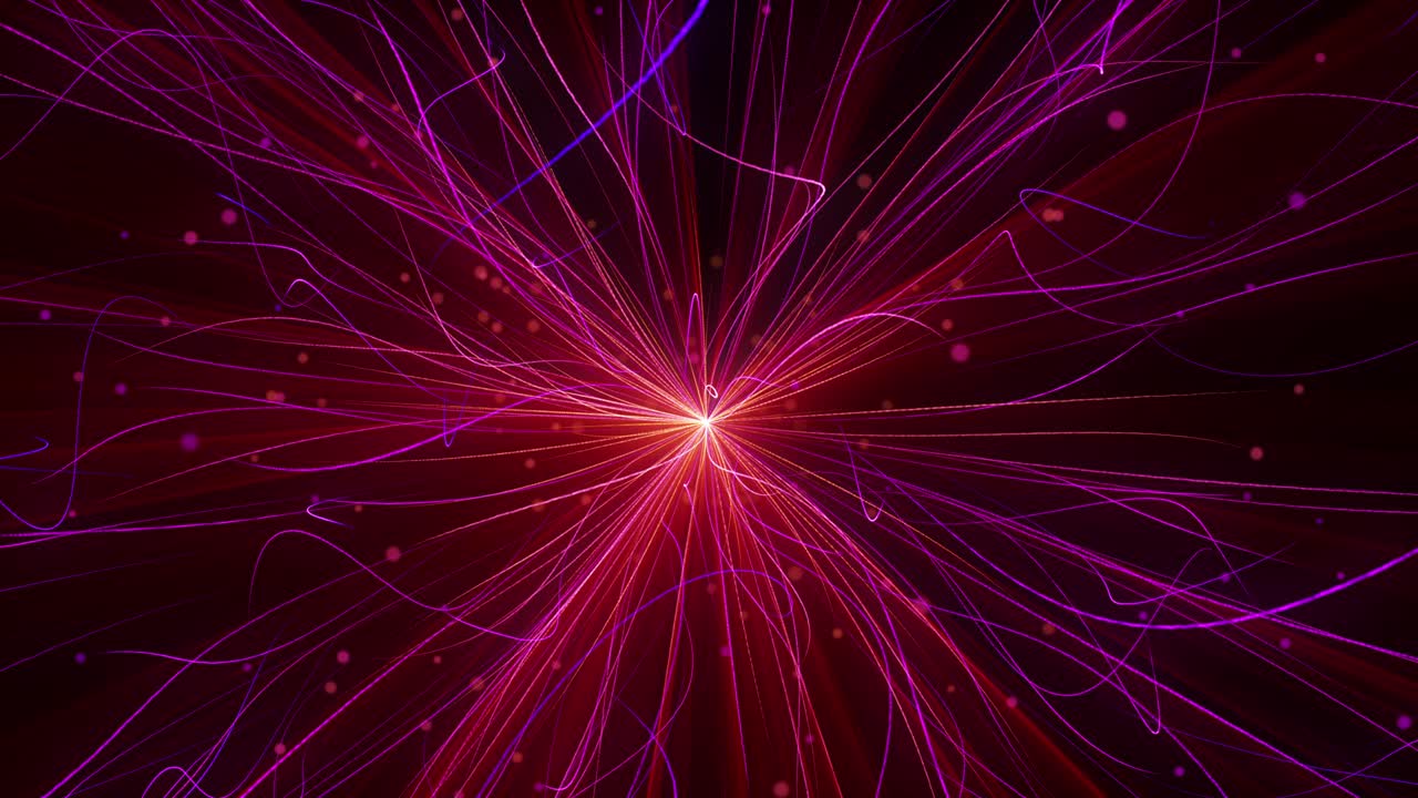 línea de bucle de tecnología velocidad futurista de la explosión de luz en el fondo del movimiento de la galaxia.