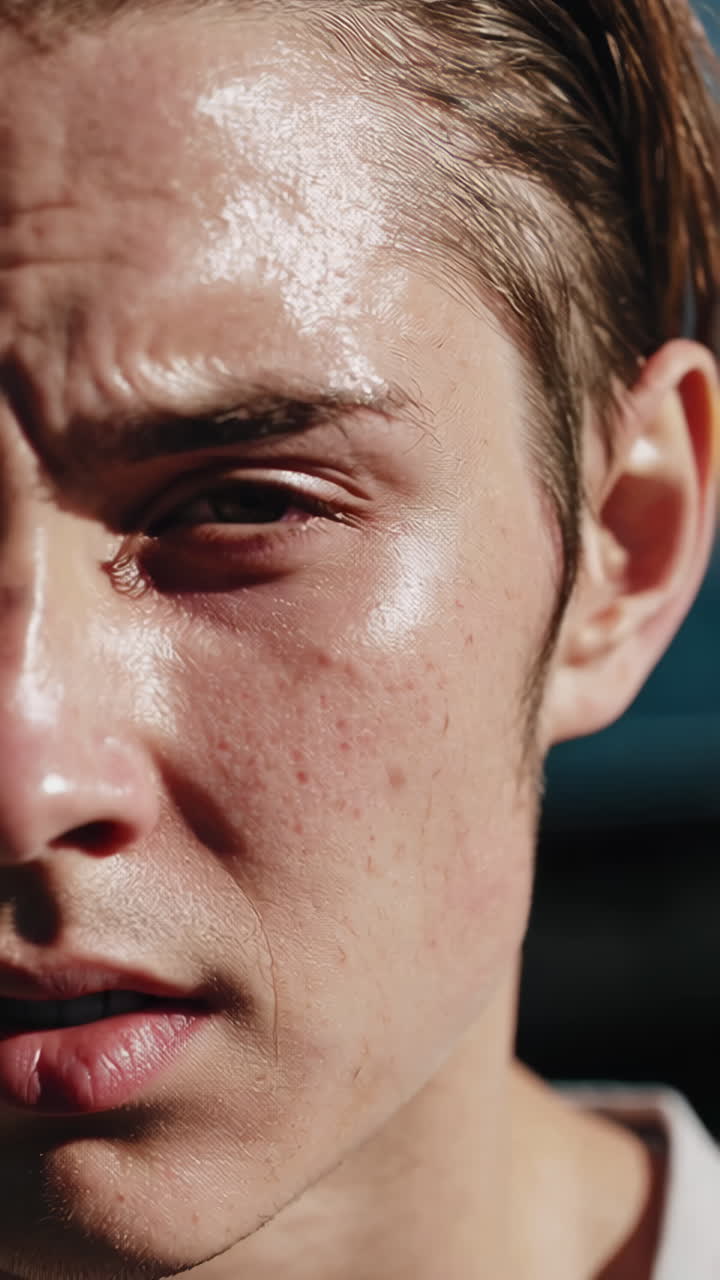 retrato en primer plano de un joven